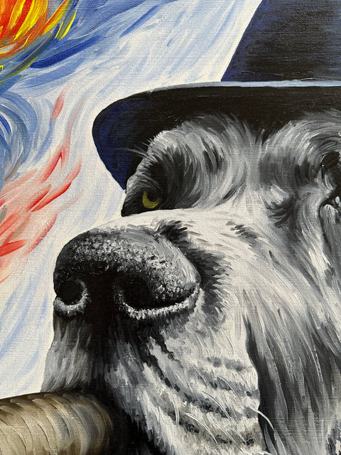 The Mafia Boss: Vladimir Wuffka (100cm x 70cm)